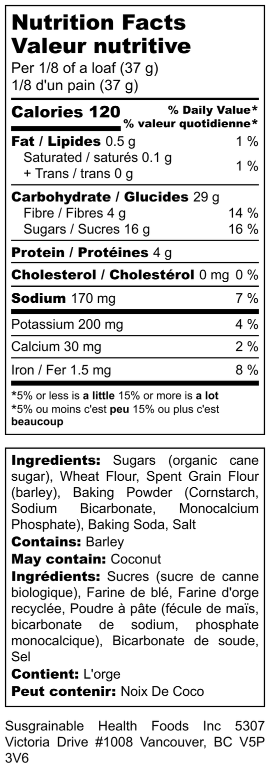 Banana Bread Mix