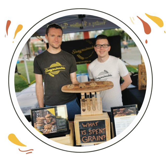 Marc and Clinton Boothing at Vancouver Farmers Market 2018