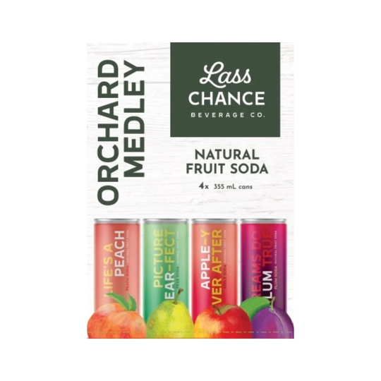 Lass Chance Fruit Soda 4 Pack