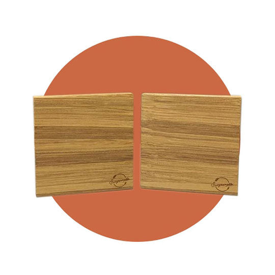 Upcycled Wooden Chopstick Coasters